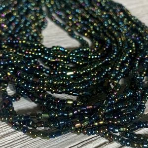 Gorgeous Woven/Waterfall Seed Bead Statement Necklace